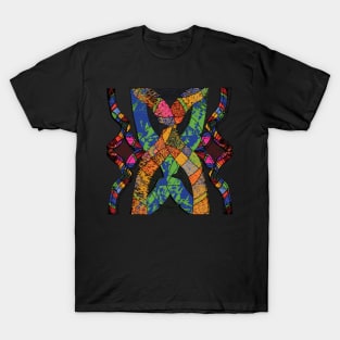 abstract geometric path T-Shirt